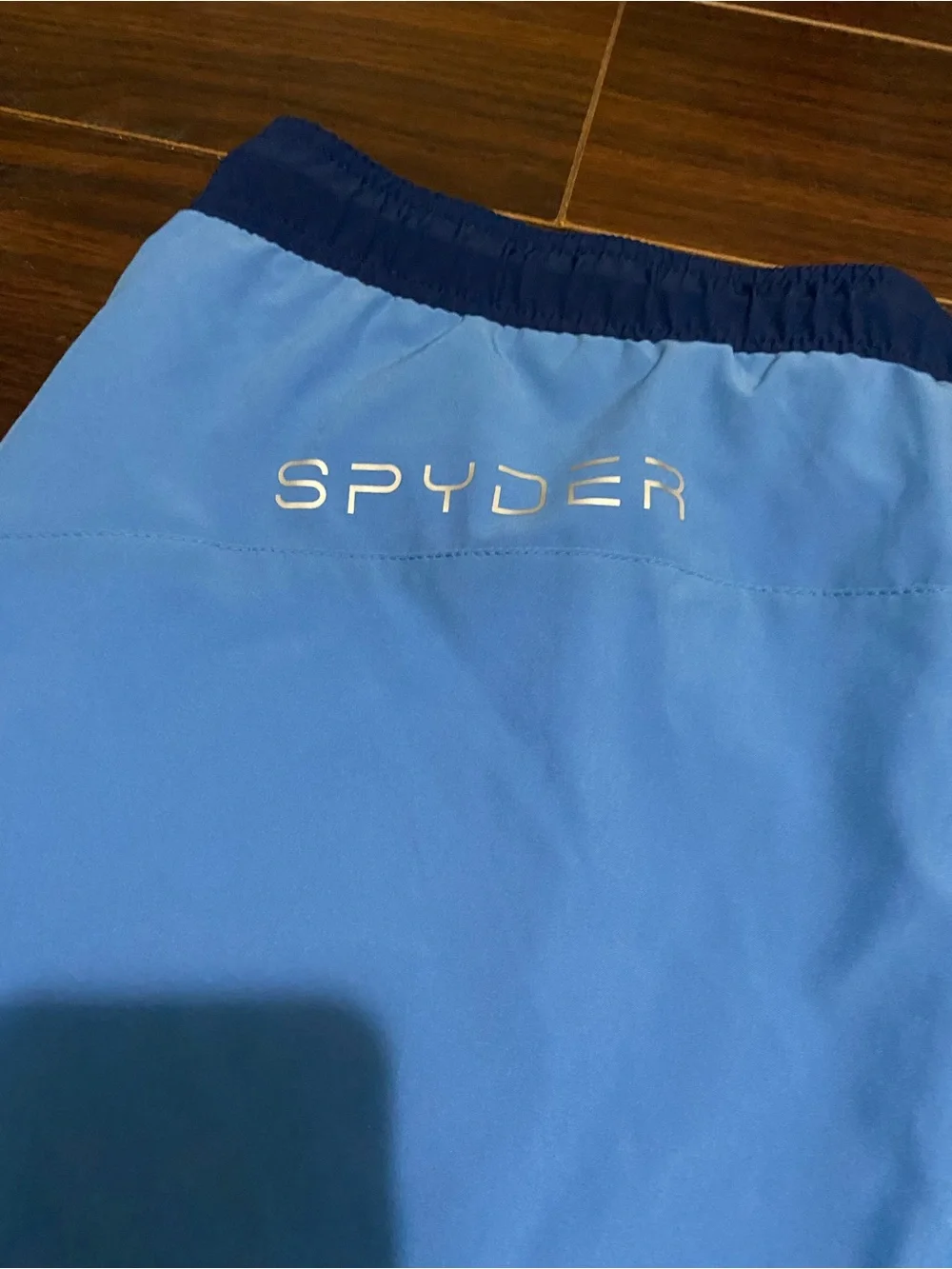 Spyder Swim Trunks Mens XL Blue Quick Dry 30+ UPF Stretch Lined Shorts